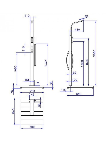 Ideal Gartendusche Helena