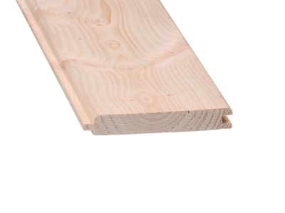 Fasebrett 19,5x121mm - aus nordischer Fichte unbehandelt Fasebrett 19,5x121mm - aus nordischer Fichte unbehandelt