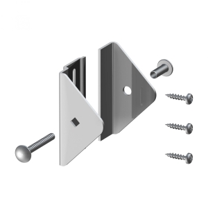 Elementhalter-Set Cleo Edelstahl - 1859 Longlife 4-teilig