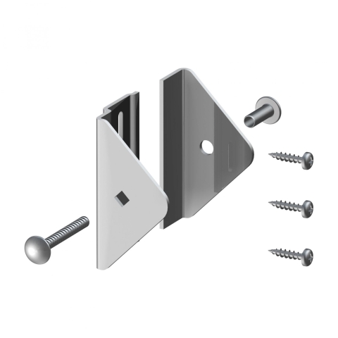 Elementhalter-Set Cleo Edelstahl - 1859 Longlife 4-teilig