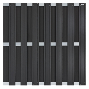 Elephant Design Sichtschutz WPC, anthrazit 180x180cm Elephant Design Sichtschutz WPC, anthrazit 180x180cm