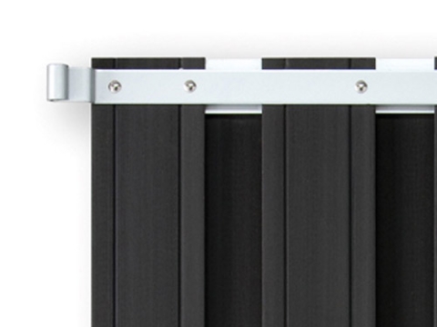 Elephant Design Gartentor WPC, anthrazit 90x180cm inkl. Beschlag