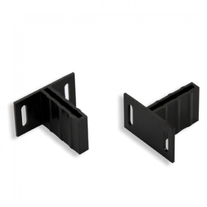 Elephant WPC Design Befestigungsset T-Form schwarz, 6 St&uuml;ck