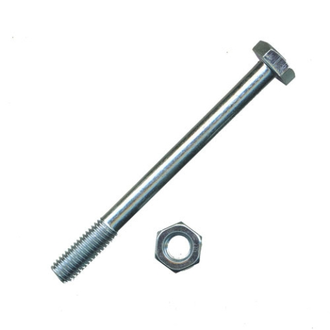 Maschinenschraube 10x90mm - verzinkt mit Mutter