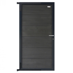 Elephant Forte Zauntor WPC anthrazit-Rahmen anthrazit 90x180cm inkl. Beschlag Elephant Forte Zauntor WPC anthrazit-Rahmen anthrazit 90x180cm inkl. Beschlag