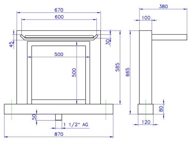 Ideal Schwalldusche Aquarius