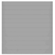 GrojaLumino Alu Steckzaun-Set 180x180cm silbergrau