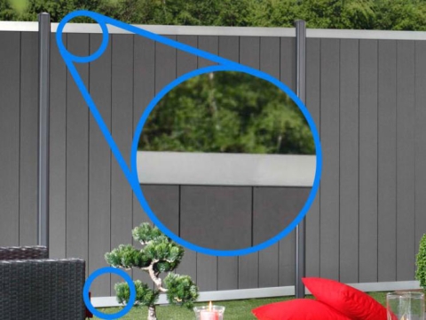 System Senkrecht-Adapterleiste 176cm - silber 2245 einzeln