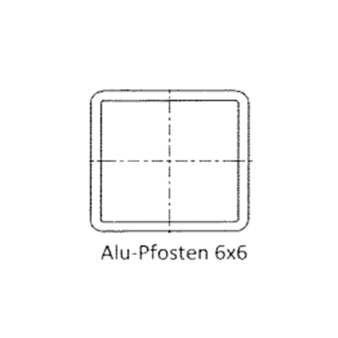 Groja Konsole GJ 43 f�r 6x6cm Alupfosten