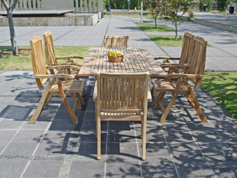 Zebra Bueno Klappsessel aus Teakholz ergonomisches R�ckenteil, klappbar