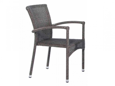 Alexander Rose Monte Carlo Stapelstuhl Geflecht Grau