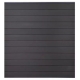 GrojaSolid BPC Steckzaun-Set 180x180cm anthrazitgrau