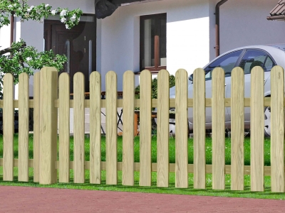 Vorgartenzaun Bielefeld 180x100cm Kiefer druckimprägniert grün Vorgartenzaun Bielefeld 180x100cm Kiefer druckimprägniert grün