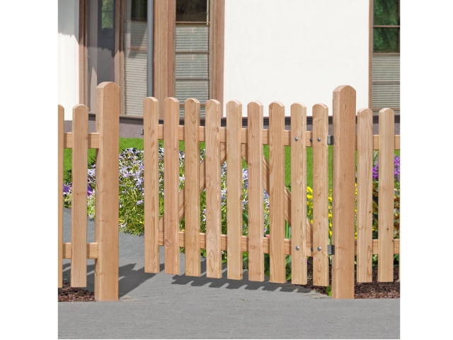 Vorgartenzaun Genua L�rche Einzelt�r 100x80cm ohne Beschl�ge