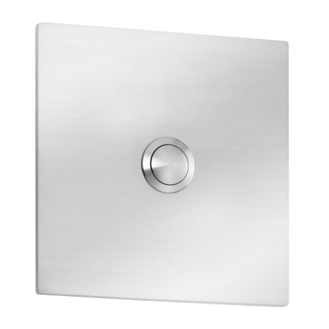 CMD Klingelplatte Quadrat Typ 100 Edelstahl