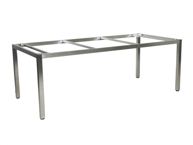 Zebra Opus Tischgestell 210x100cm Edelstahl ohne Tischplatte