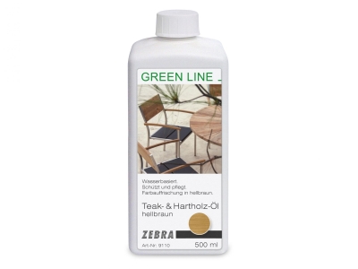 Zebra Teak &Ouml;l 0,5L - Hellbraun