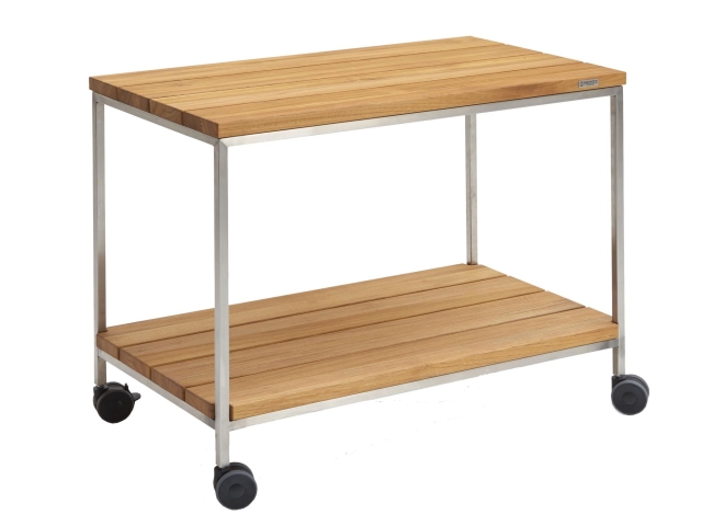 Niehoff Nicola Servierwagen 95x54x76cm rollbar, 2 Ebenen