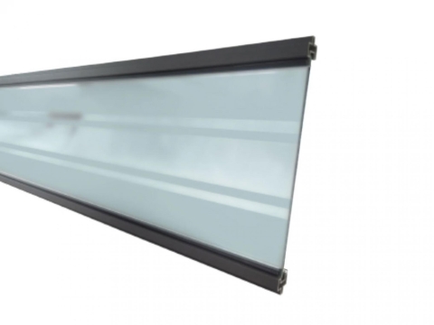 Elephant Modular Design-Einsatz Glas 21x180cm, Leiste anthrazit