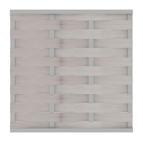 GrojaSolid BPC Flechtzaun 90x180cm Bi-Color Sand