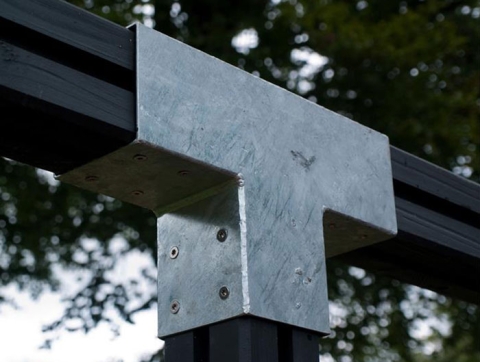 Plus Cubic Verl�ngerungsbeschlag f�r Pfosten 9x9cm