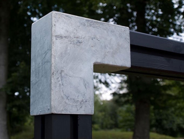 Plus Cubic Eckbeschlag f�r Pfosten 7x7cm