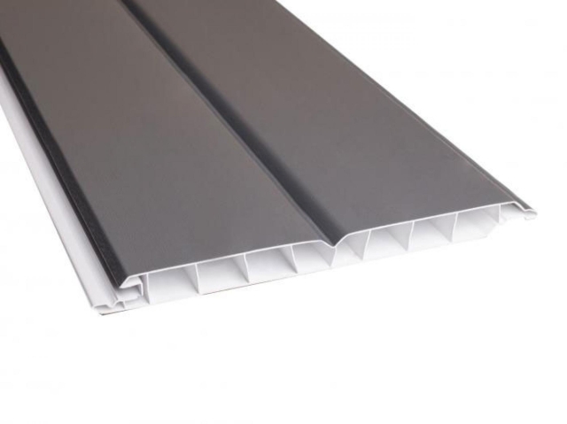 GroJa Nut-Feder Profil GJ200 anthrazitgrau 20x300cm