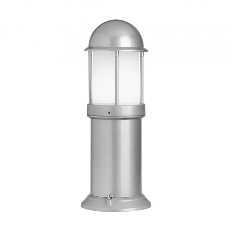 LCD Standleuchte 1032 Silber Glas