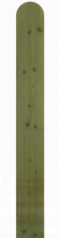 Einzelbohle Kopf gerundet Kiefer kdi gr�n 1,6x14,5x180cm