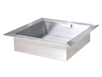 Zebra Quadux Edelstahl Sektk&uuml;hler 40x40x10cm