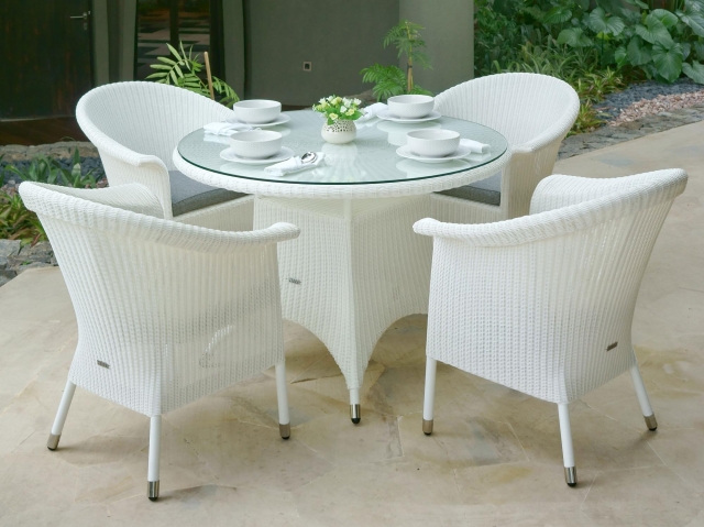 Zebra Gartenm�bel-Set Hastings wei�