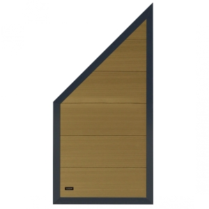 Elephant Forte, Farbton teak-anthrazit, WPC 90x180-93cm Elephant Forte, Farbton teak-anthrazit, WPC 90x180-93cm