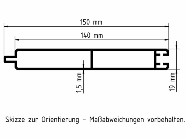 Elephant Steckzaun Mix and Match, Alu-anthrazit 2x14x180cm 2er Set