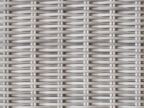 Zebra Loomus Relax-Sessel Silk White mit verstellbarem R�ckenteil und Teak-Armlehnen