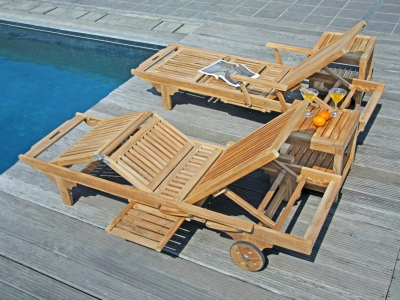 Zebra Gartenliegen-Set Mentor-Lobby Zebra Gartenliegen-Set Mentor-Lobby