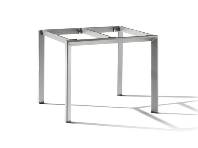 Sieger Tischgestell Aluminium 90x90cm ohne Tischplatte