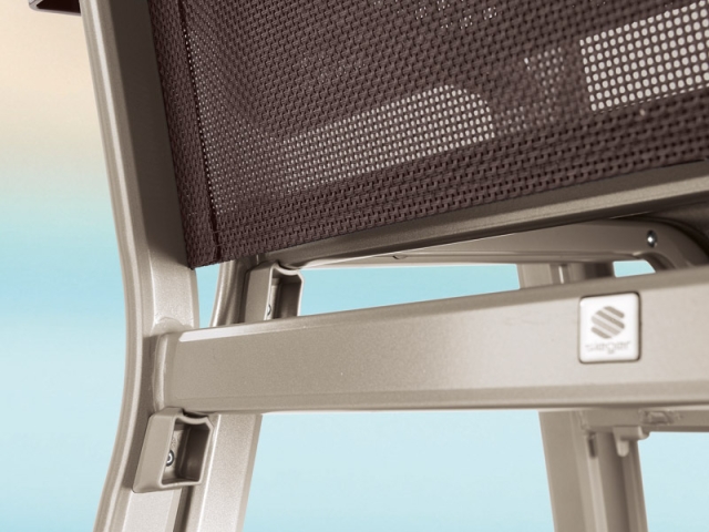 Sieger Bodega Stapelsessel,Aluminium champagner