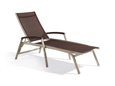 Sieger Bodega Stapelrollliege Aluminium Aluminium champagner klappbar