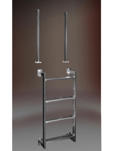 Ideal Geteilte Leiter mit 2 Griffb&ouml;gen Klassik Modell 12.3, 4-stufig