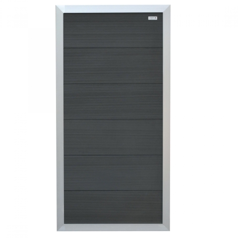 Elephant Forte Selbstbauzaun WPC anthrazit-Rahmen Alu max. 90x180