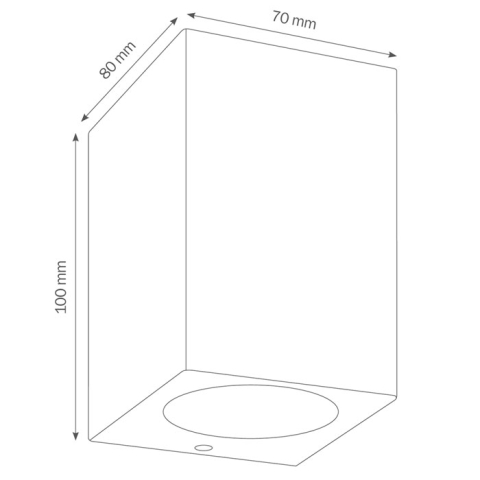LCD Wandleuchte 5052 Graphit