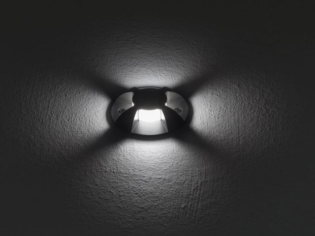 LCD Einbaustrahler 1467LED Graphit