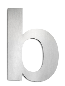 CMD Hausnummer gro&szlig; b Edelstahl