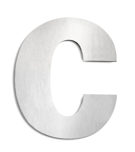 CMD Hausnummer gro&szlig; c Edelstahl