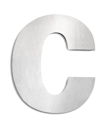 CMD Hausnummer gro� c Edelstahl