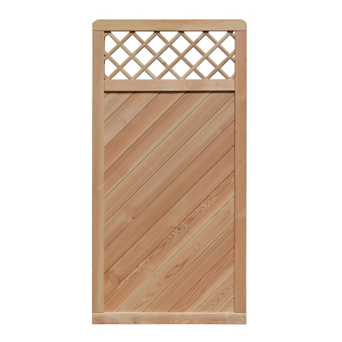 Zaun Fiona 90x180cm mit Gitter L�rche natur 50014