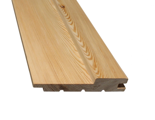 Fassadenprofil Nut+Feder Deckelschalung 27x140mm - kanadische L�rche, gehobelt