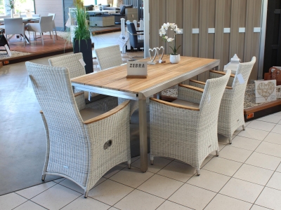 Zebra Gartenm&ouml;bel-Set Kubex-Loomus