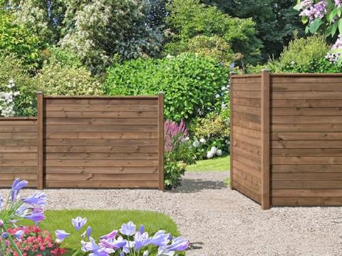 Gardo Systempfosten Kiefer Kdi braun 180cm - 9,0x9,0cm