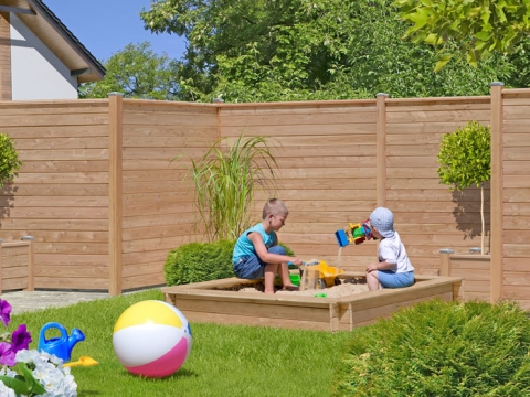 Gardo Systempfosten L�rche natur 180cm - 9,0x9,0cm